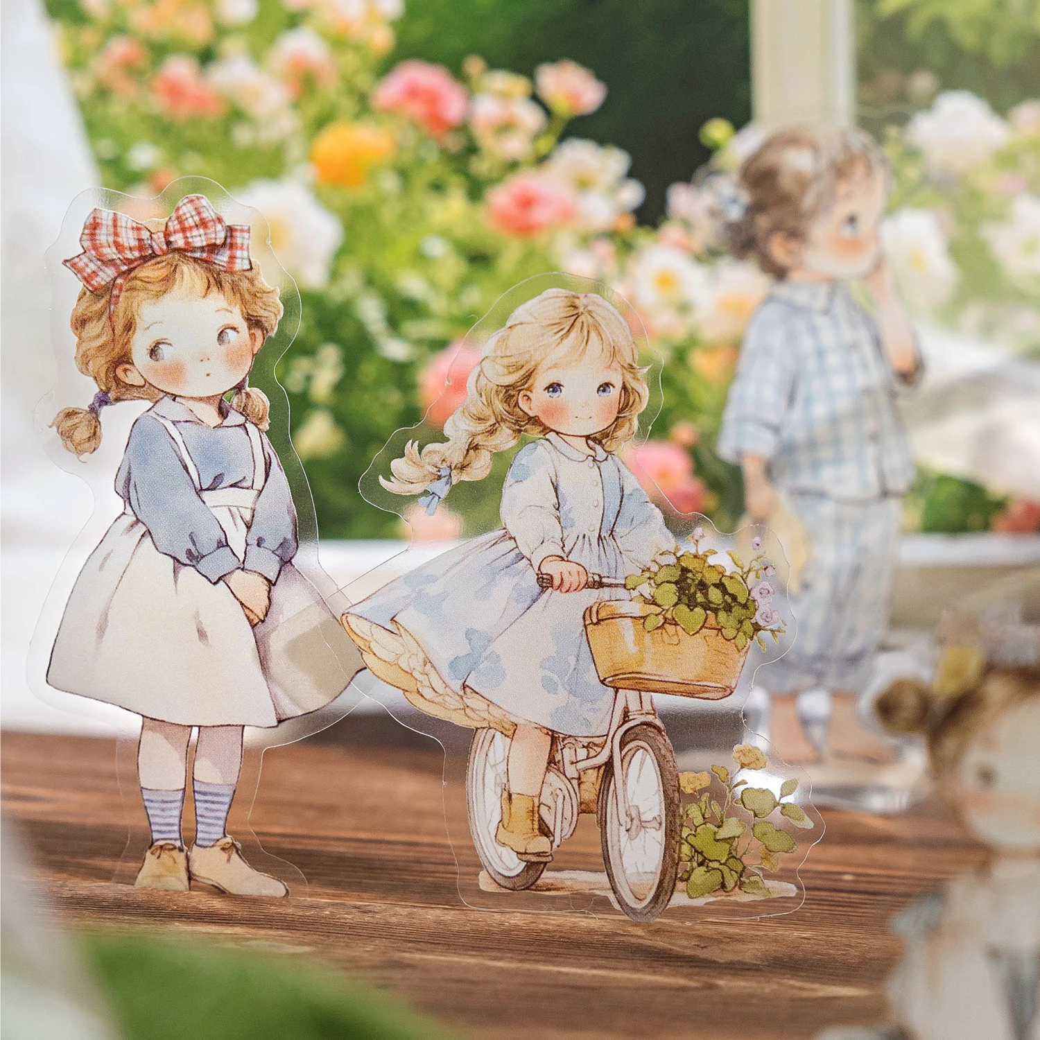 

40 шт./упак. Kawaii Ins эстетические канцелярские наклейки милые куклы наклейки для домашних животных DIY скрапбук дневник альбом мусорное украшение для журнала