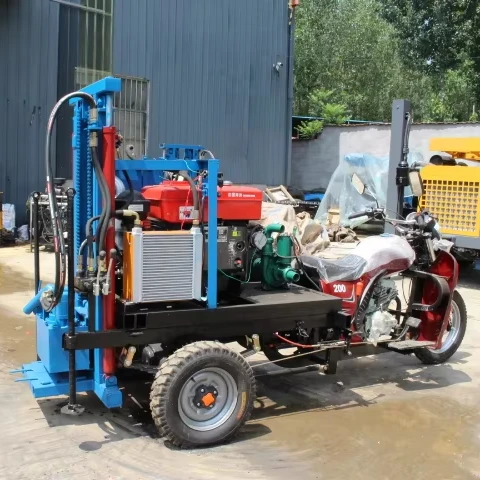 Low-Vibration Global-Standard Energy-Saving Compact High-Torque HR-150M Water Well Drilling Rig