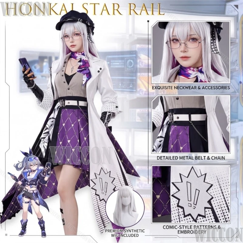 New Honkai: Star Rail Nihilux Cosplay Costume For Halloween Christmas Festival Party Daily Fashionable Roleplay Navidad Carnaval