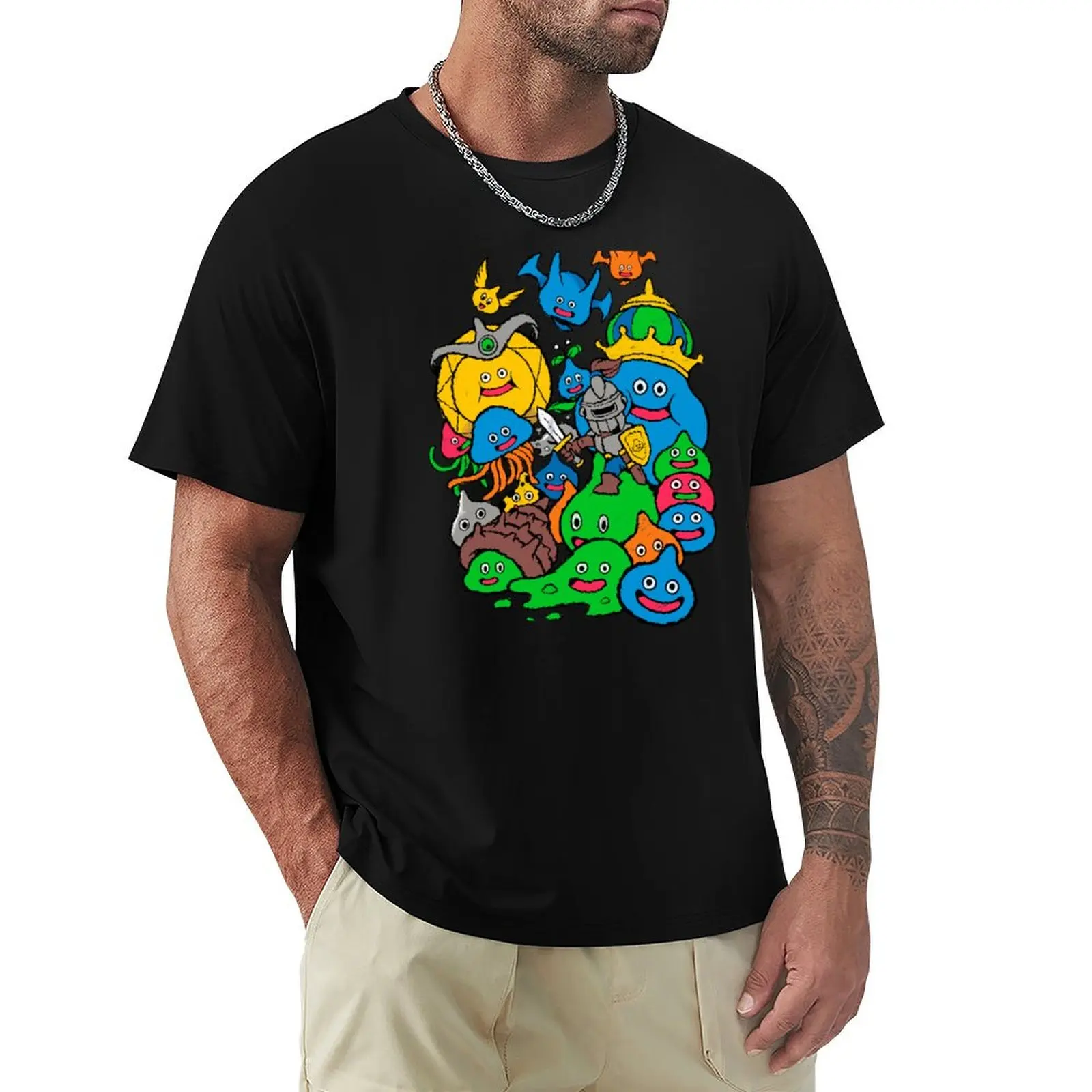 

Slime Family T-Shirt Heavy Duty Casual Work Tee