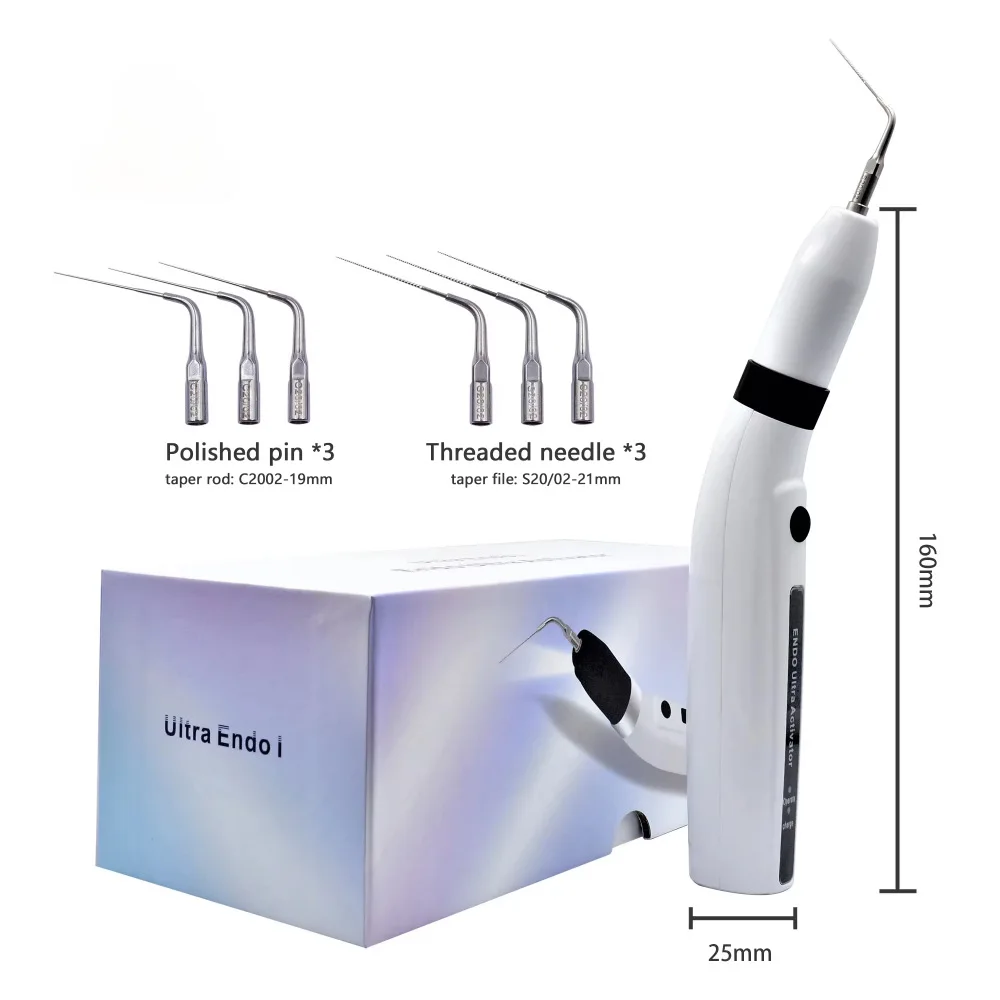 

LED Dental Ultrasonic Scaler, Wireless Ultrasonic Activator for Root Canal Treatment Tooth Flushing