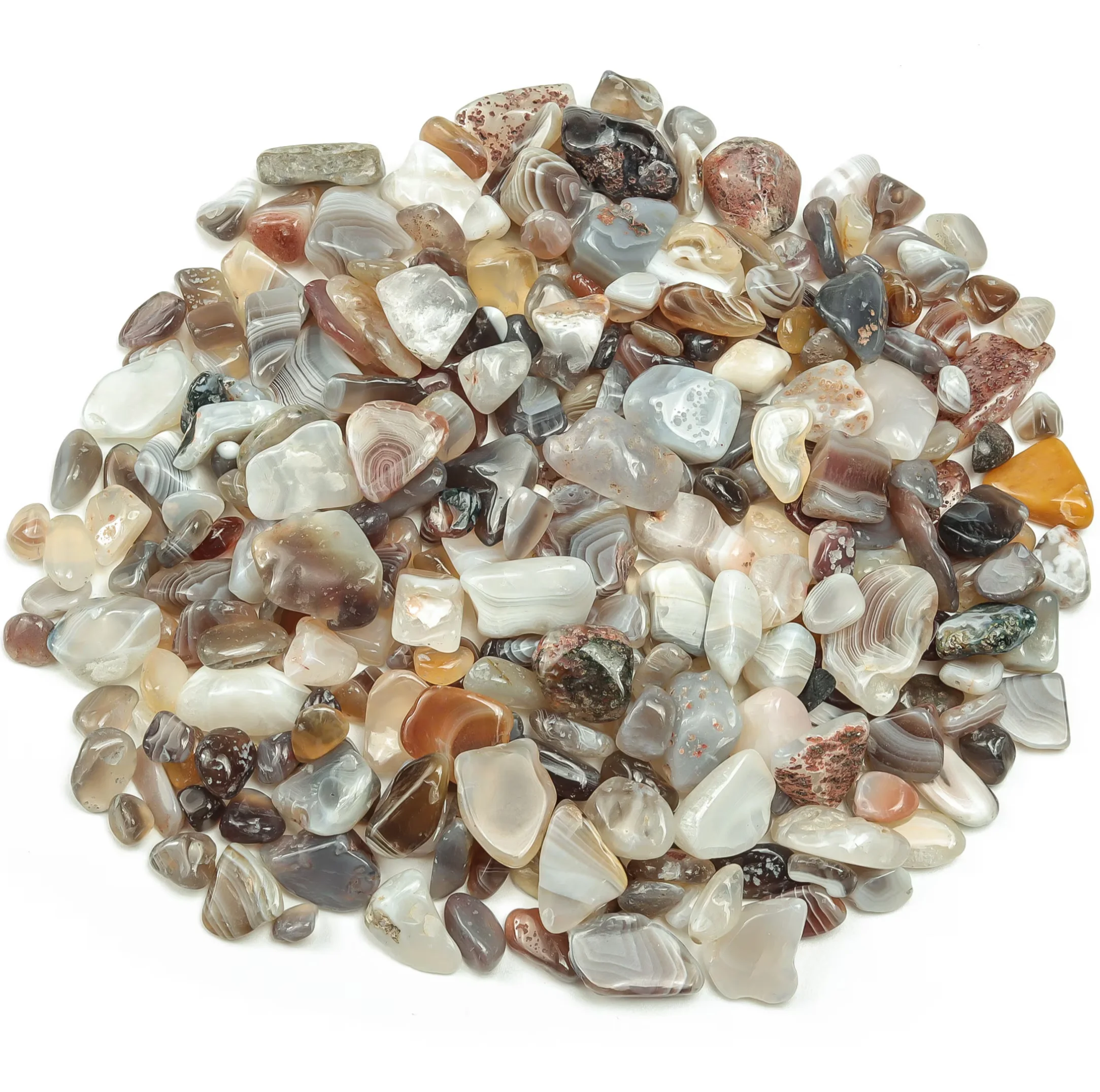 3-12mm  Undrilled Botswana Agate Chips, Botswana Agate Mini Crystal Chips, Natural Mini Botswana Agate Stones