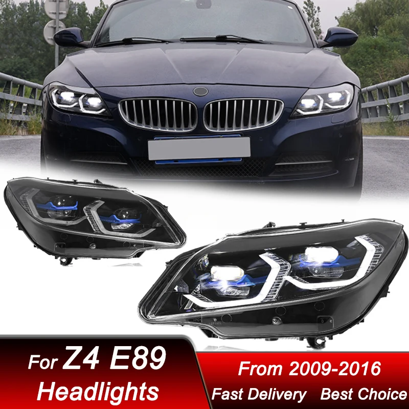 

Hot Car Headlights For Z4 E89 09-16 new style LED DRL Headlamp Assembly Upgrade High Configure Projector Lens Accessories Kit