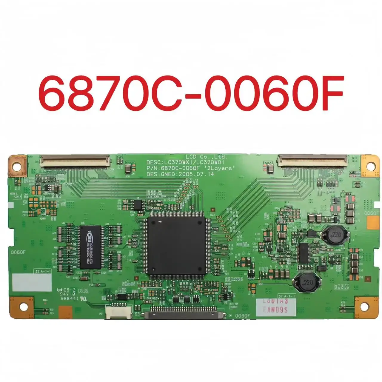 6870c-0060f lc370wx1 lc320w01 tcon board für tv 6870c 0060f lc370wx1 lc320w01 logik platine profession elle test platine