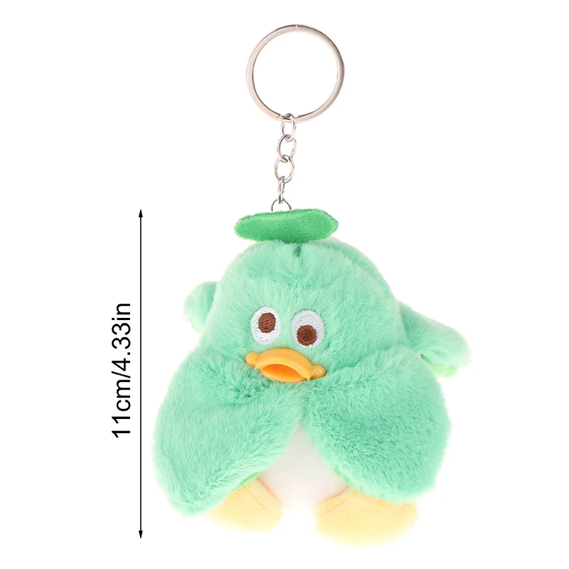 Cartoon Cute Banana Plush Small Duck Keychain Pendant Children Birthday Gift Creative Kawaii Banana Duck Bag Pendant