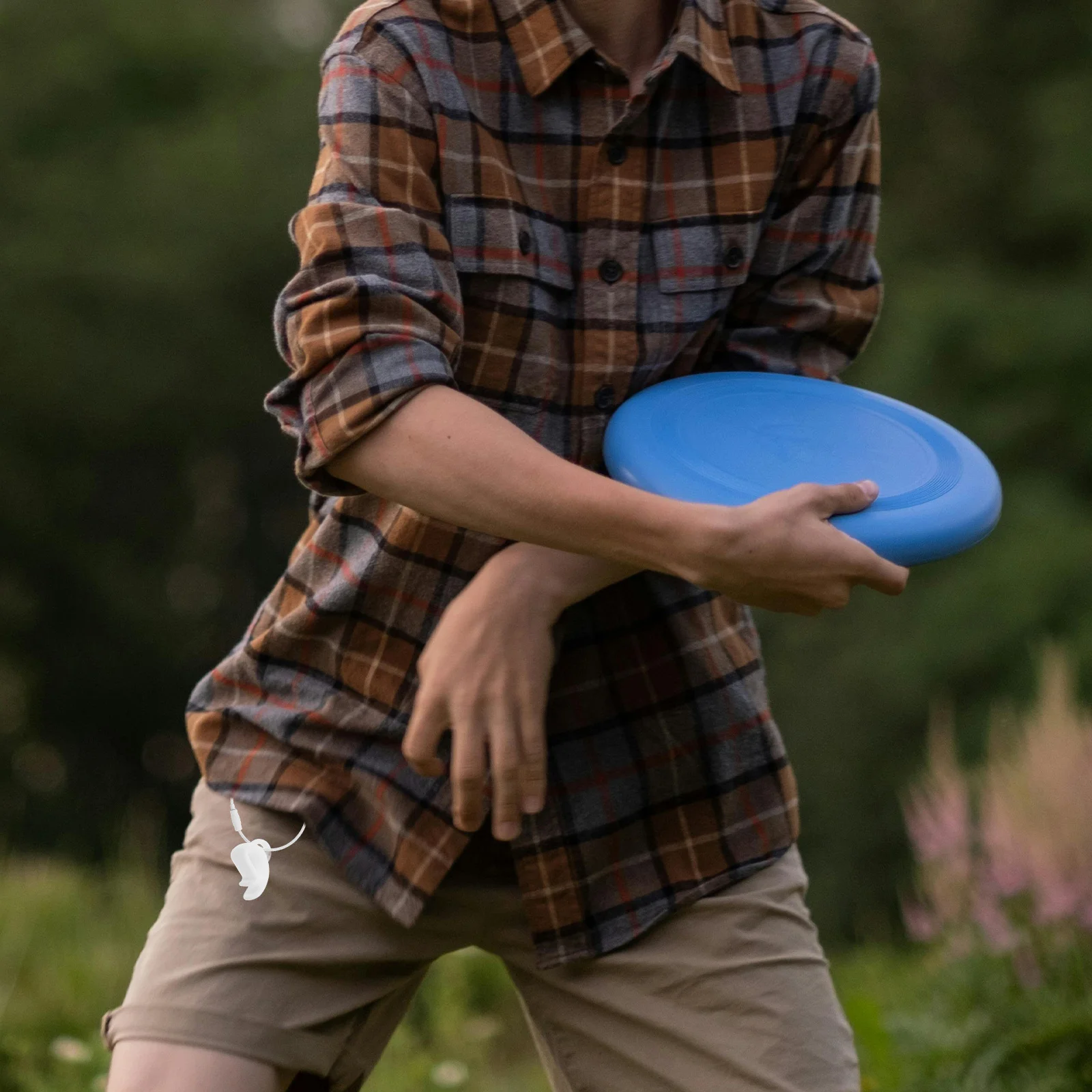 

2Pcs Portable Flying Disc Carrier Plastic Clip Compact Clip Lightweight Durable Outdoor Holder Flying Disc Clamp