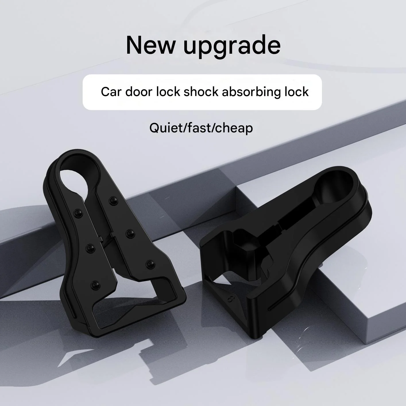 4 Pcs Sound Insulating Door Lock Bumpers for GMC Yukon Fits Chevrolet Tahoe 2007–2014 Eliminates Squealing Noise Sealing Sound