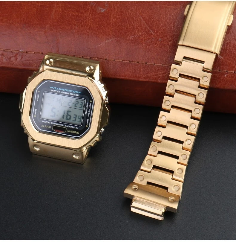 

Metal Conversion Kit for Casio G-SHOCK DW-5600/5610/GWB5600/GW-B5600/GM5600 Stainless Steel Case & Bezel Upgrade Accessories