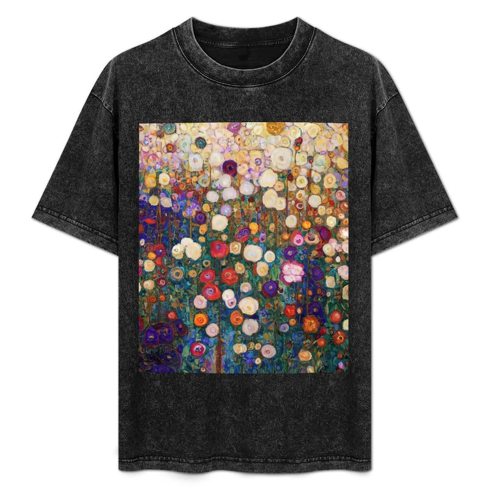 

Flower Garden - Gustav Klimt T-Shirt new edition anime t shirts for men pack