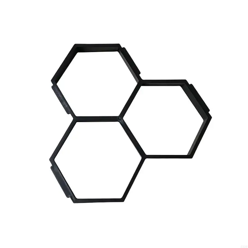 Plastic Concrete Paving Form for Garden and Yard Projects, Manual Cement Shaping Frame Tool, Single Selected Piece KXRE