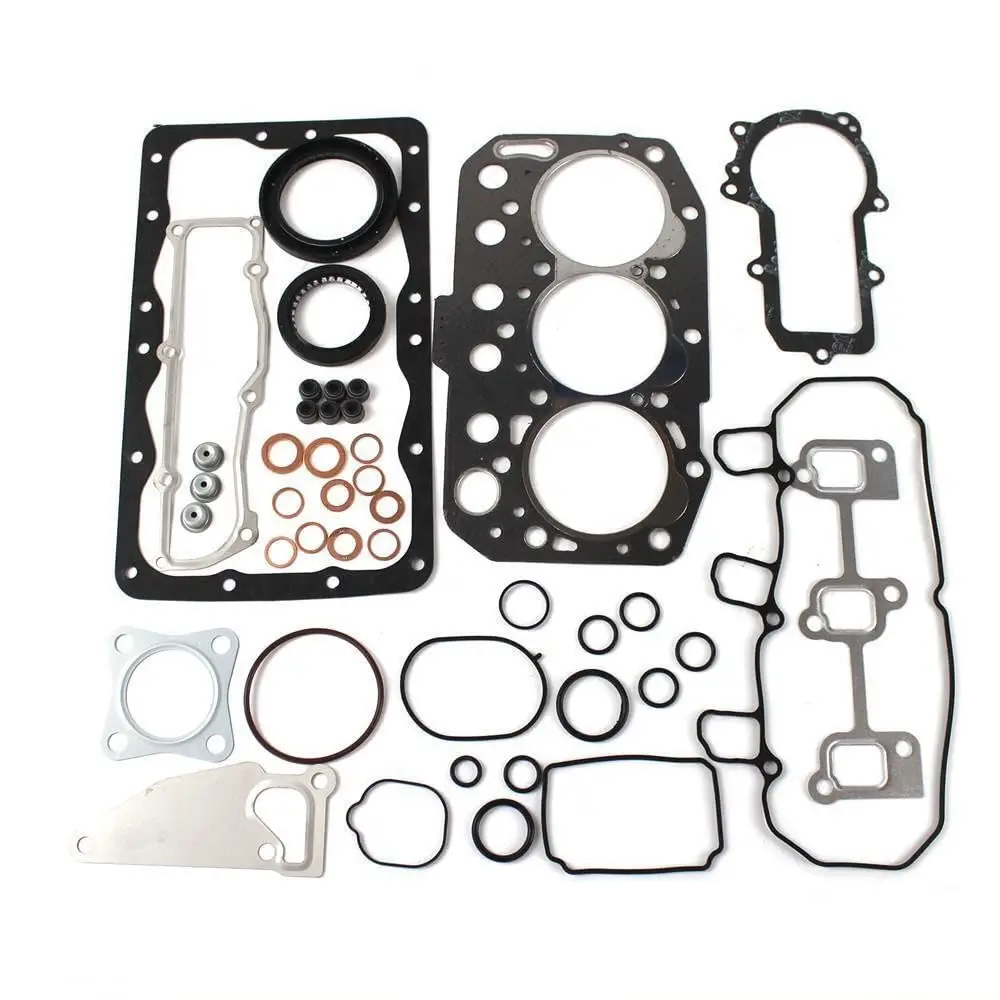 Overhaul Gasket Kit Compatible for Yanmar Engine 3TNM74 3TNM74F Replacement