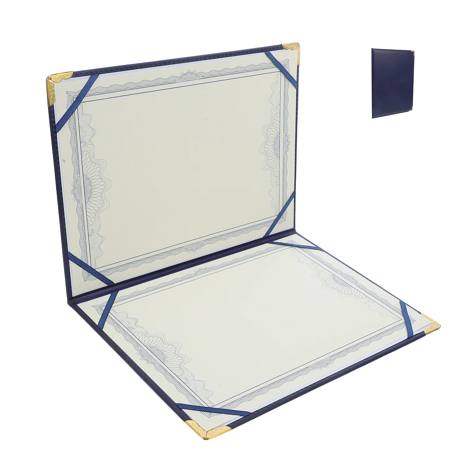 

A3 Certificate Cover Holder Faux Diploma Document Protector For Graduation Award School Office Supplies