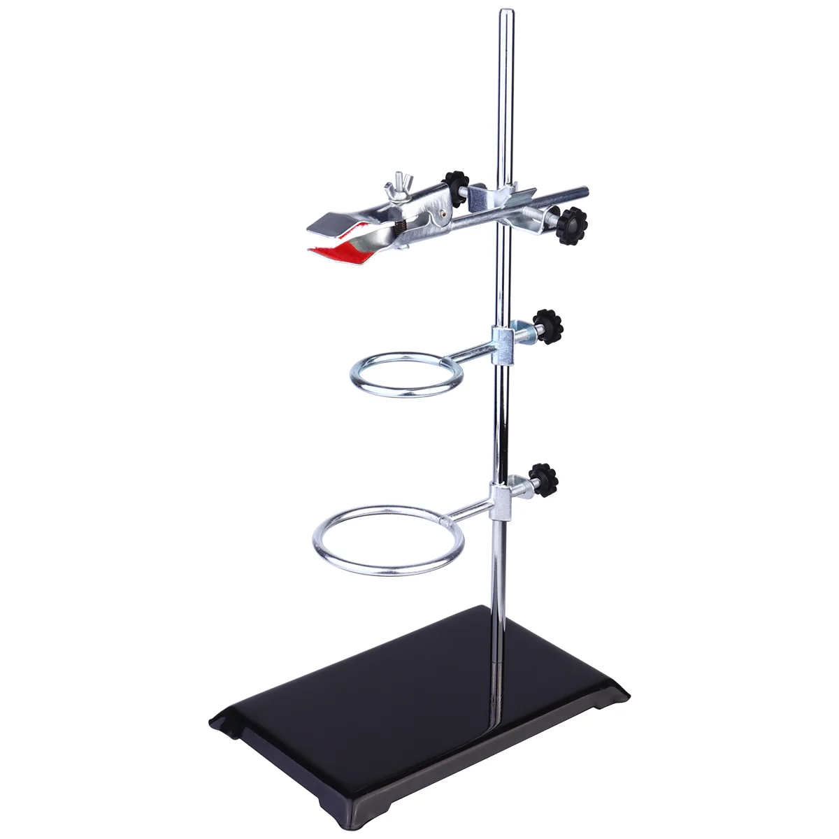 

Iron Stand Versatile Laboratory Bracket Experiment with Clamp Retort Supplies Metalware Set