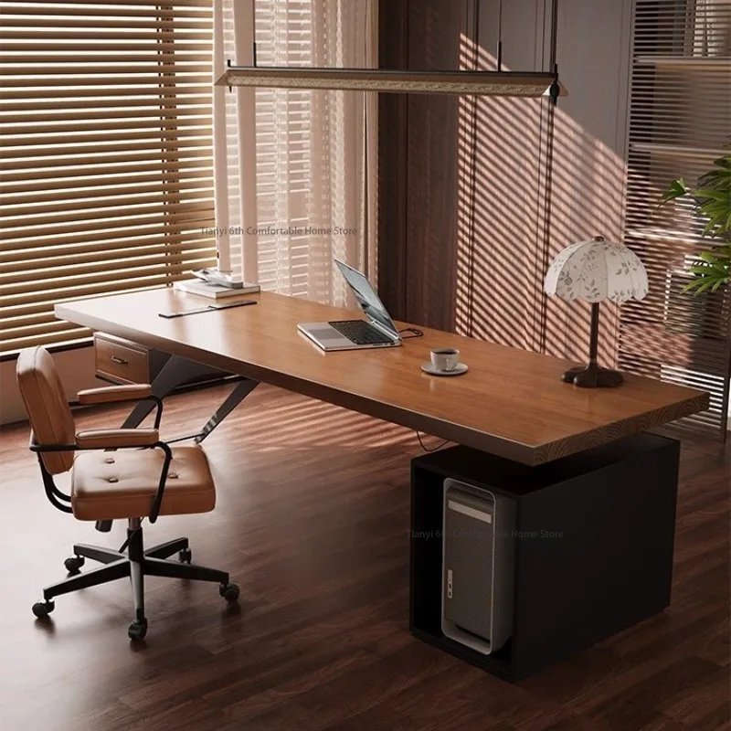 

Industrial Style Wooden Executive Desk Simple Modern Administrative Computer Desk Creative Business Furniture escritorio FYDD