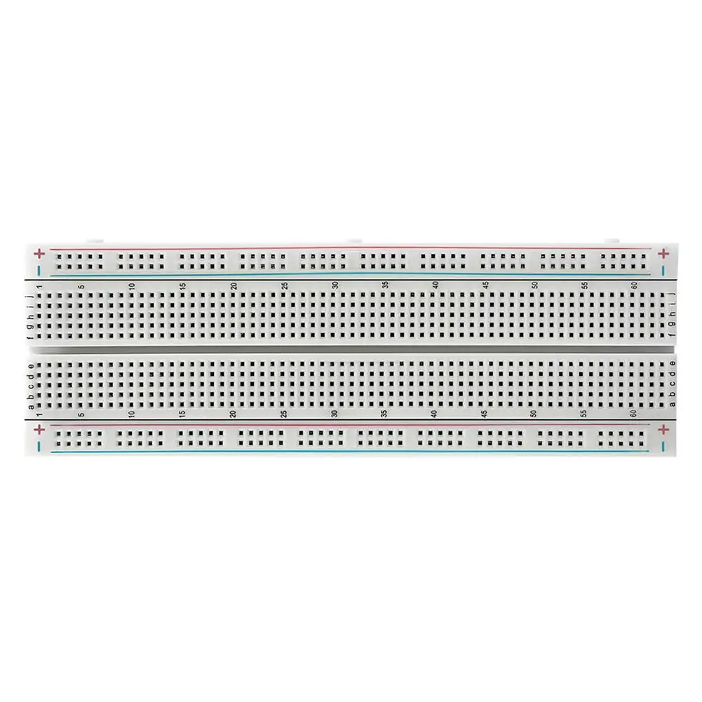 

6Pcs Breadboard 830 Point Cavity Boards MB-102 for Circuit Assembly and Commissioning