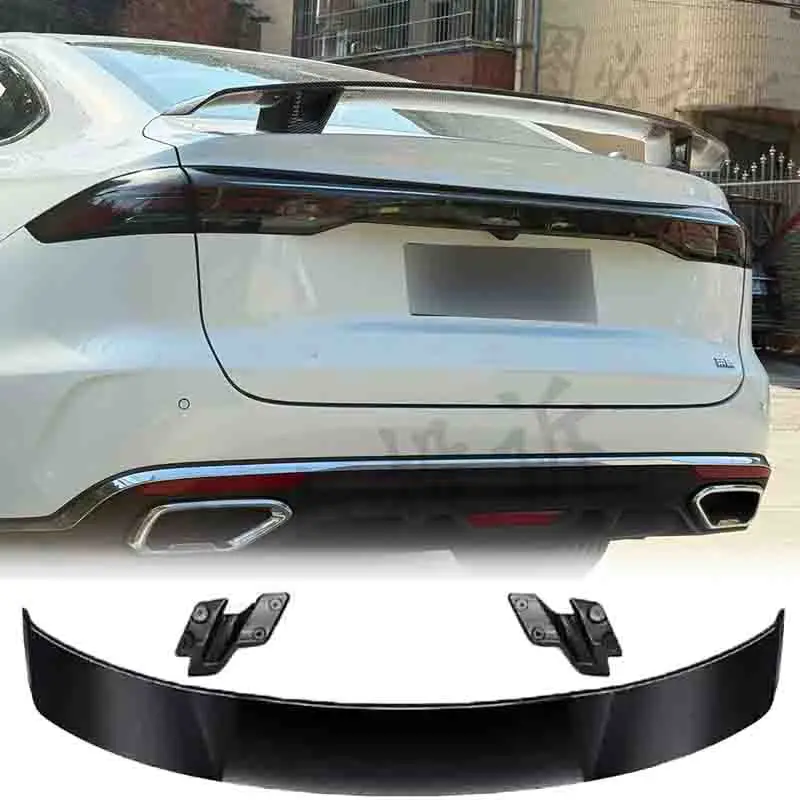 

For 2022-2026 Geely Emgrand Proton S70 EC7 Rear Luggage Lid Spoiler Carbon Fiber Appearance High Quality ABS Material MK Style