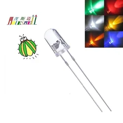 10pcs 5mm Breathing Fading Pulse Firefly Led Red Yellow Blue Green White Orange Water Clear Lamp Light Diodes