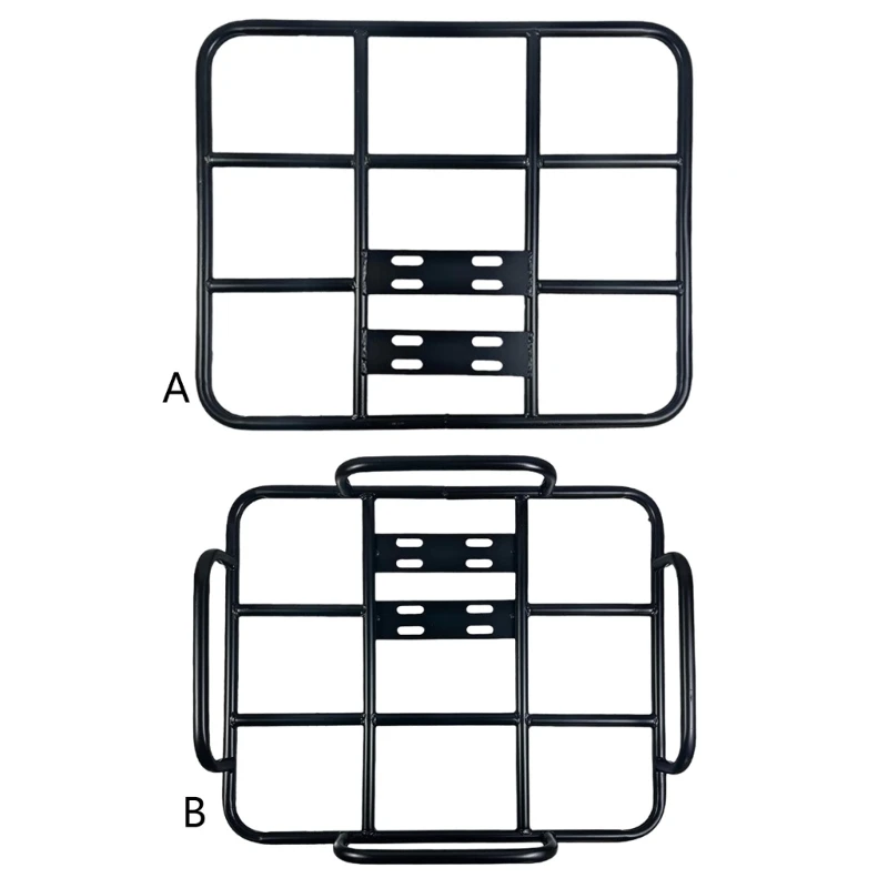 Heavy Duty 80kg Loading Motorcycle Rack Universal Fit for Electric Bikes Delivery Boxes Reinforced Steel Construction D7YA