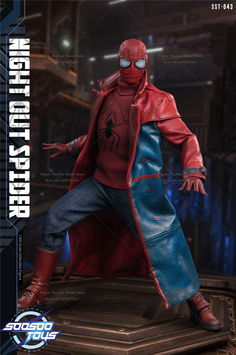 Soosootoys 1/6 SST-043 Night Out Spider Man Soldier Model Marvel Comic New Uncanny Spider-Man 12