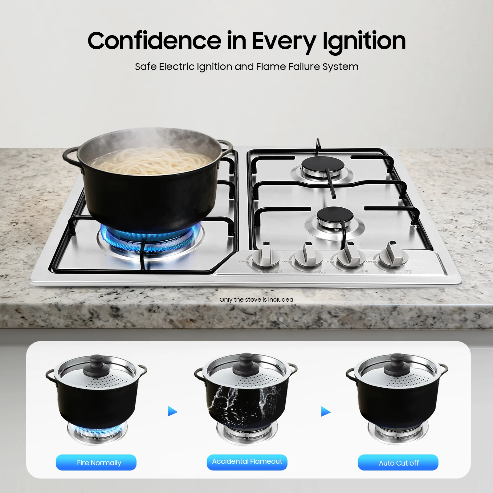 4구 가스레인지 58*50cm 주방용 쿡탑 4버너 스토 - Commercial Kitchen Stove 리뷰 및 가격