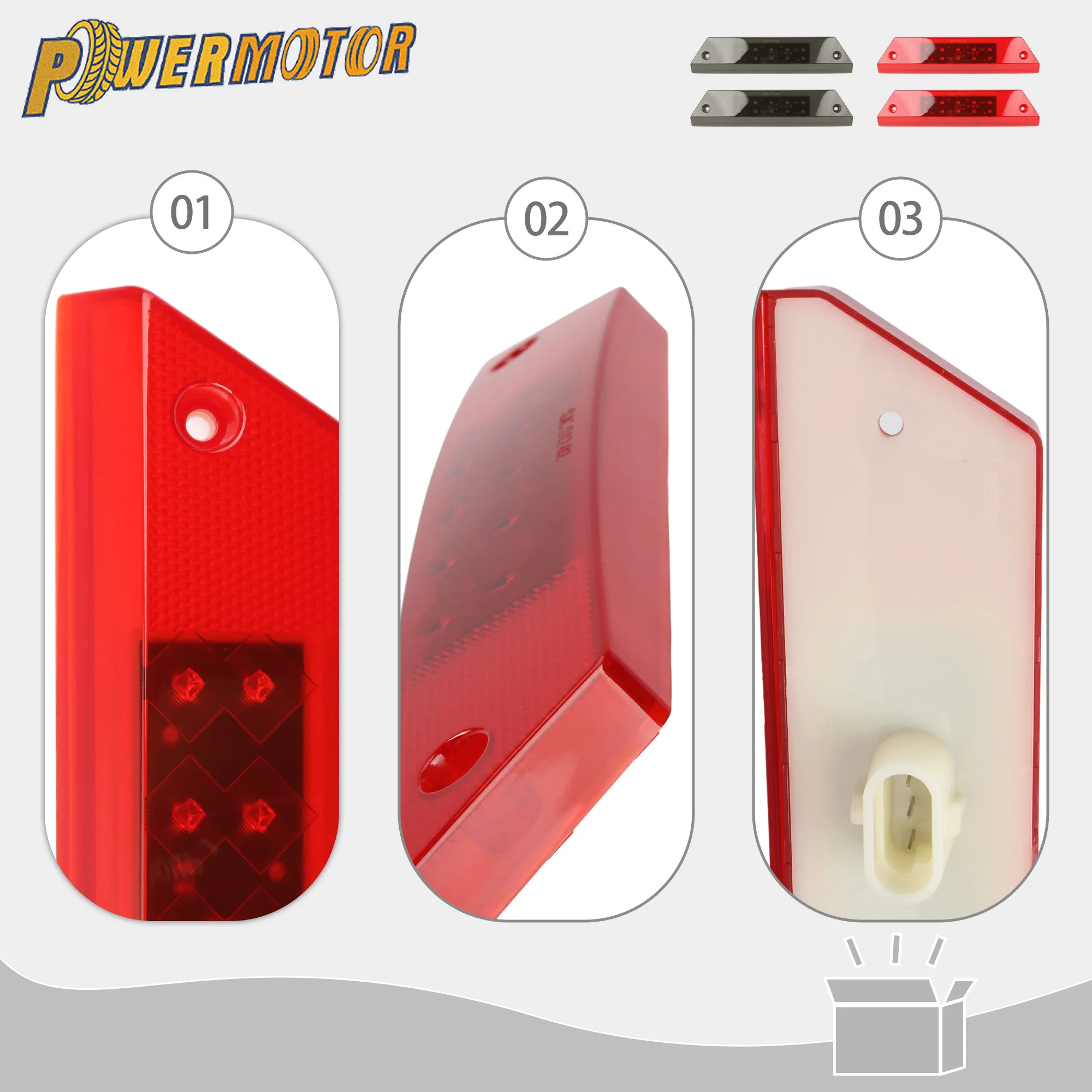 

UTV LED Brake Tail Light Indicator Lamp For Polaris Ranger 500 700 800 XP EFI 900 Diesel/Crew 4x4 2011-14 Motorcycle Accessories