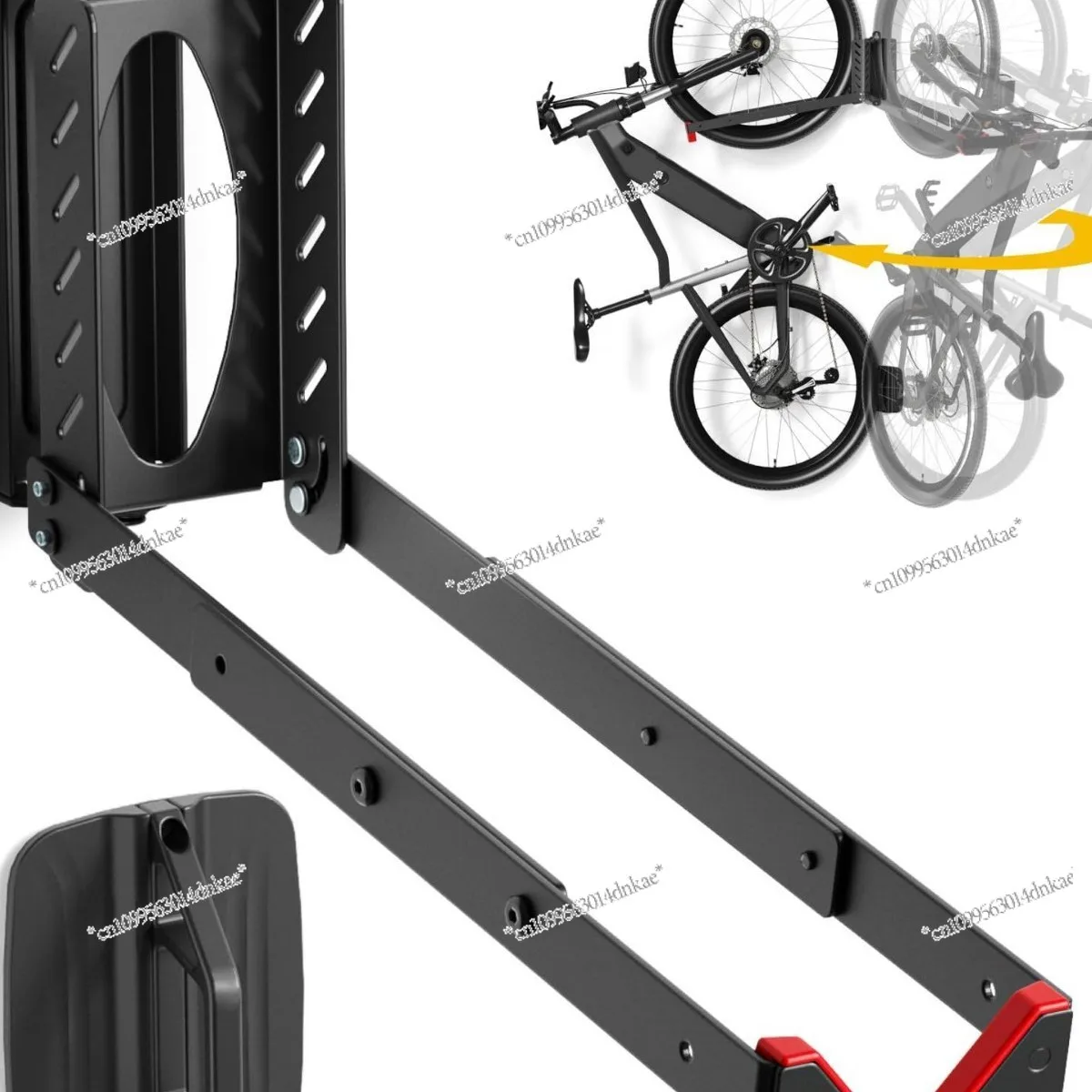 

Cross-border Special Supply, Rotating Bicycle Wall Rack Equipment Bracket