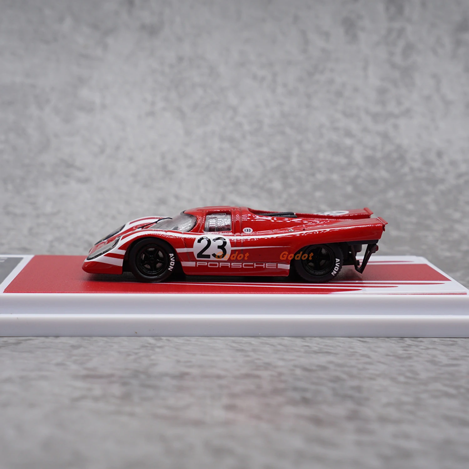 FY 1:64 Scale Diecast Alloy Porsche 917k Racing Toys Sports Car Model Classic Nostalgia Adult Gift Souvenir Static Display