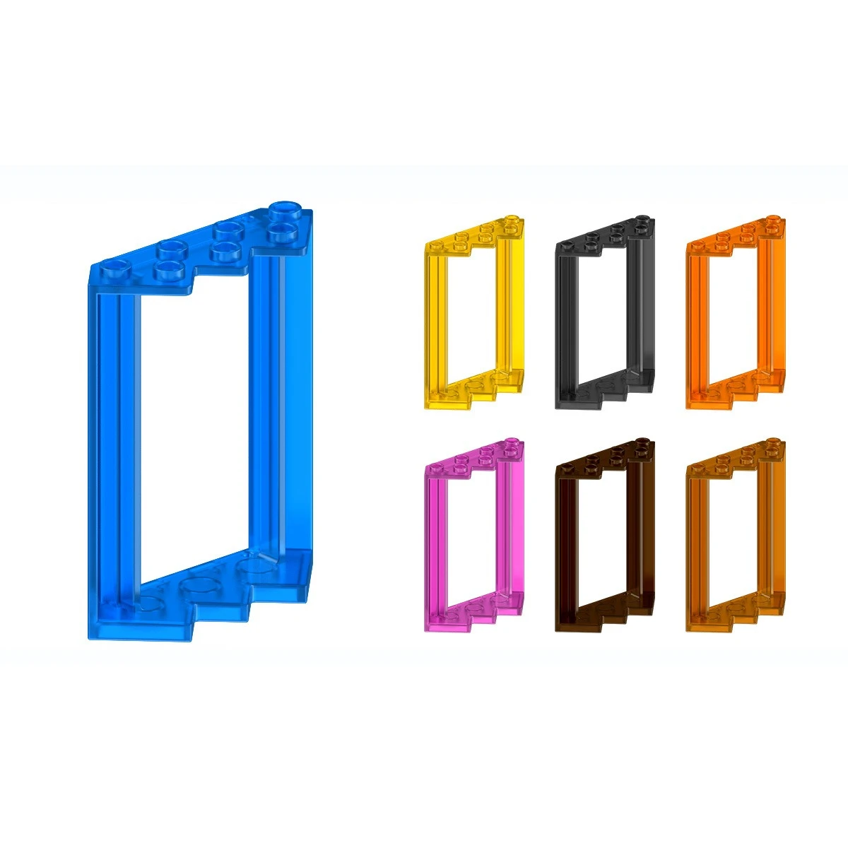 EkBrick 1273 Particle Compatible with Lego 28327 Domestic Assembly 4x4x6 Corner Door Frame Building Block Parts Wholesale
