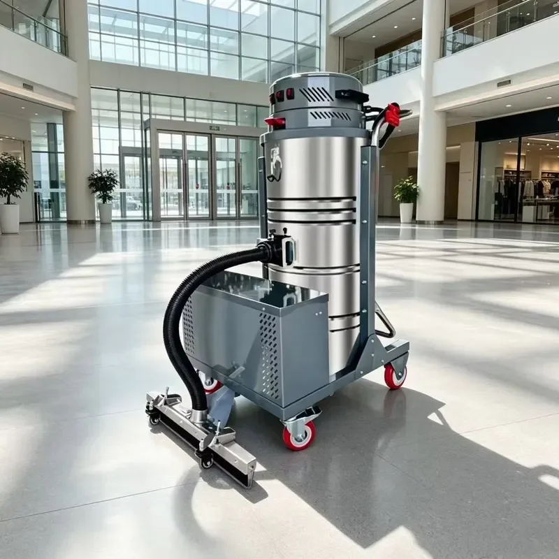 Hot Selling 100L Electric Industrial Vacuum Cleaner with Automatic Filter Shaker Stainless Steel for Woodworking Workshops