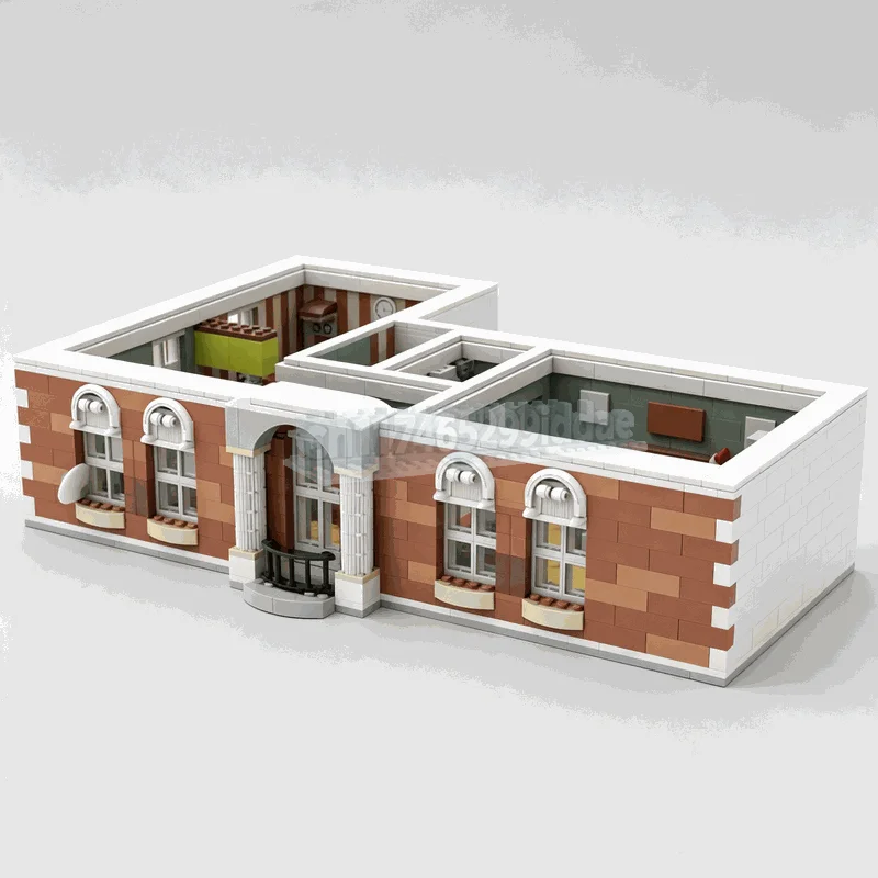 2315PCS Modern Apartment Building Blocks MOC Creative Street View Model Custom Puzzle Architecture DIY Assembly Educational Toy