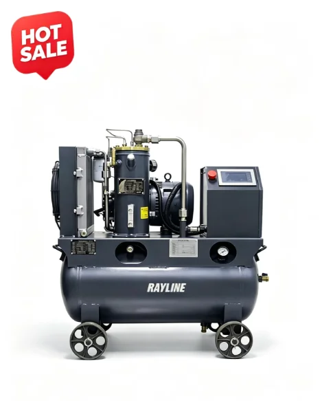 Portable Screw Air Compressor Mobile Diesel Powered for Construction Mining Road Work