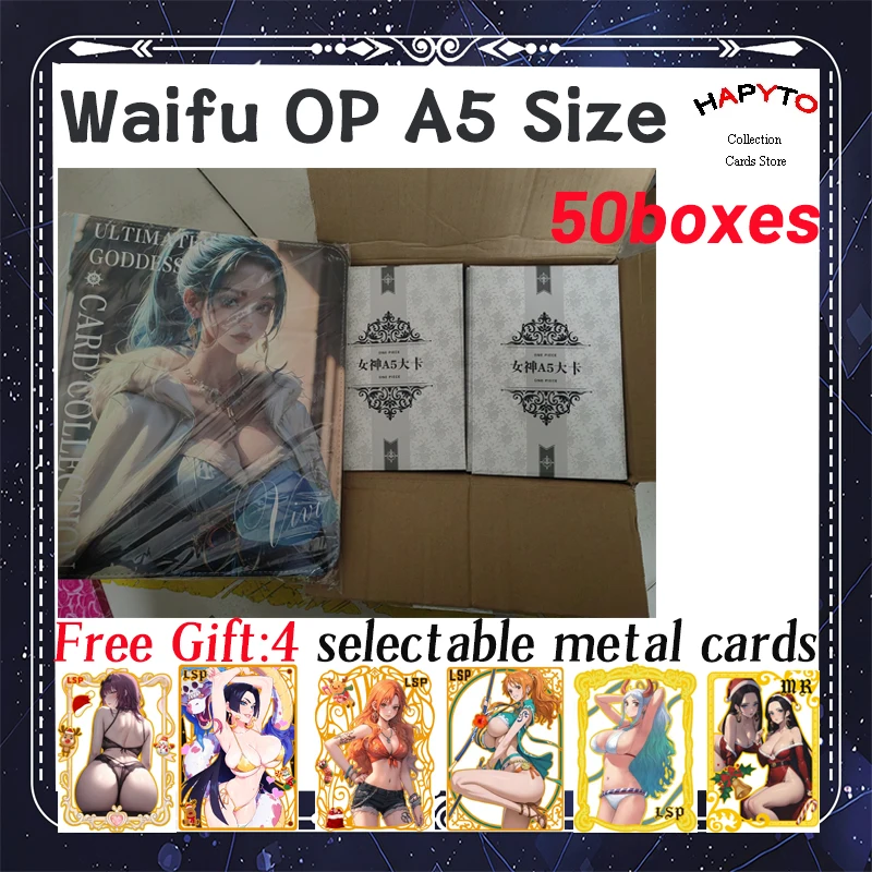 

"One Piece Girls Group - Ultimate Goddess Series" A5 Size Card Waifu Yamato Boa Robin Bikini Booster Box CCG ACG TCG Hobby Gift