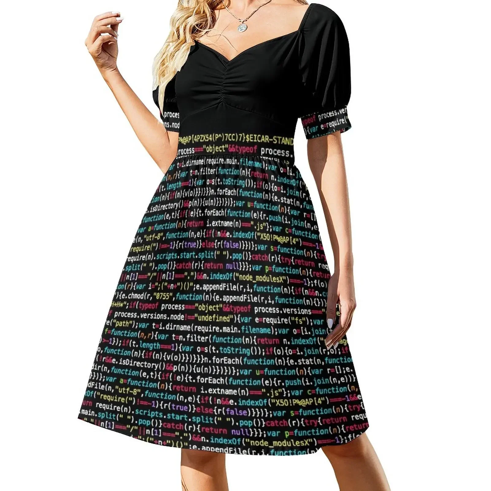 

Coding Programmer Nerd Geek Short-Sleeved Dress evening dresses women Women's dresses Women's long dress