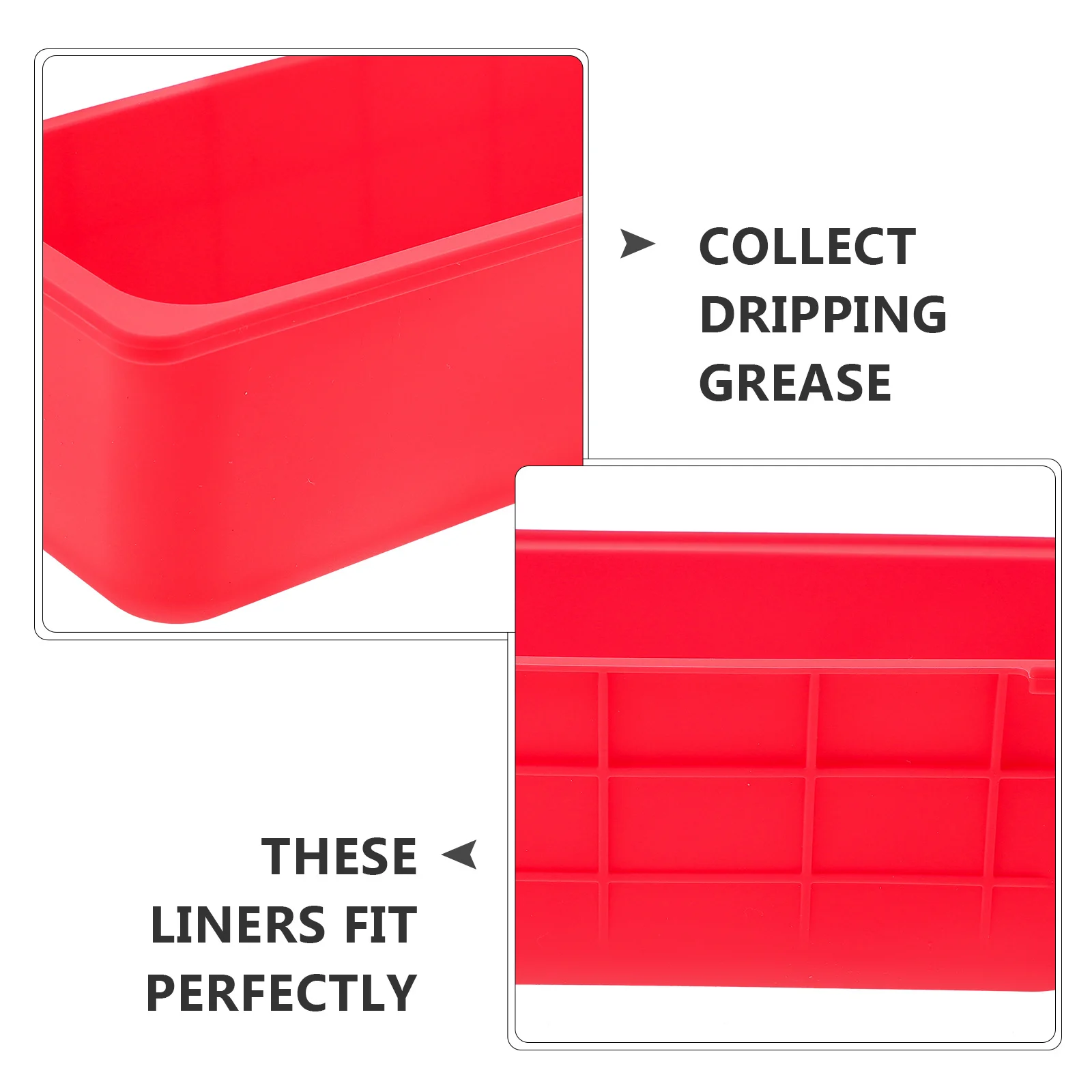 

Silicone Grease Cup Liner Easy Install Remove Dishwasher Safe Outdoor Accessory Drip Pan Liner Silicone Grease Cup Accessory