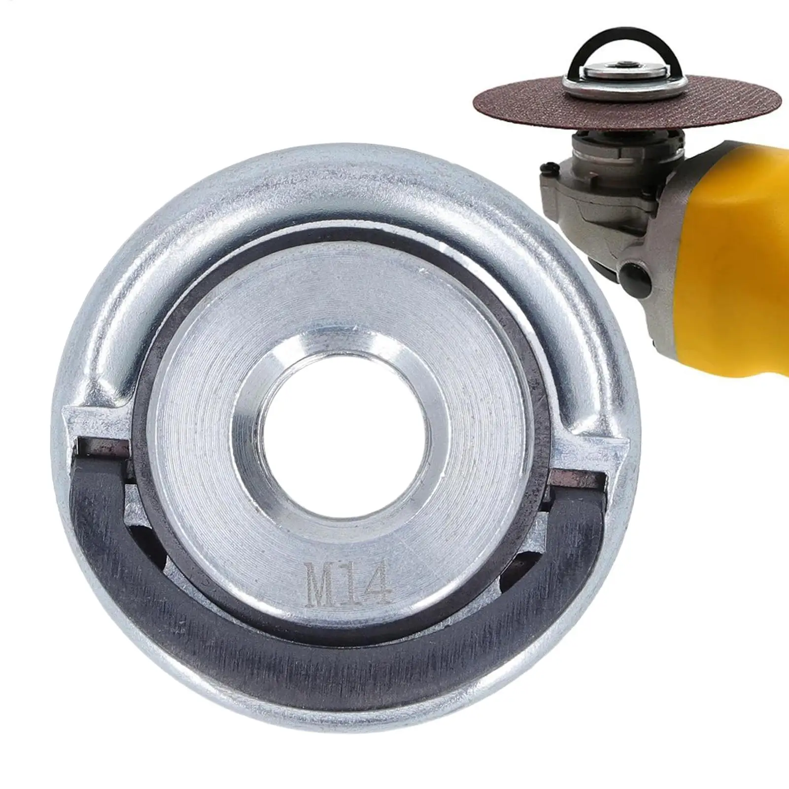 Quick-Change Flange Nut M10/M14/ 5/8-11 Heavy-Duty Locking Nut For Angle Grinder, Secure Disc Clamping, Metal & Woodworking Tool