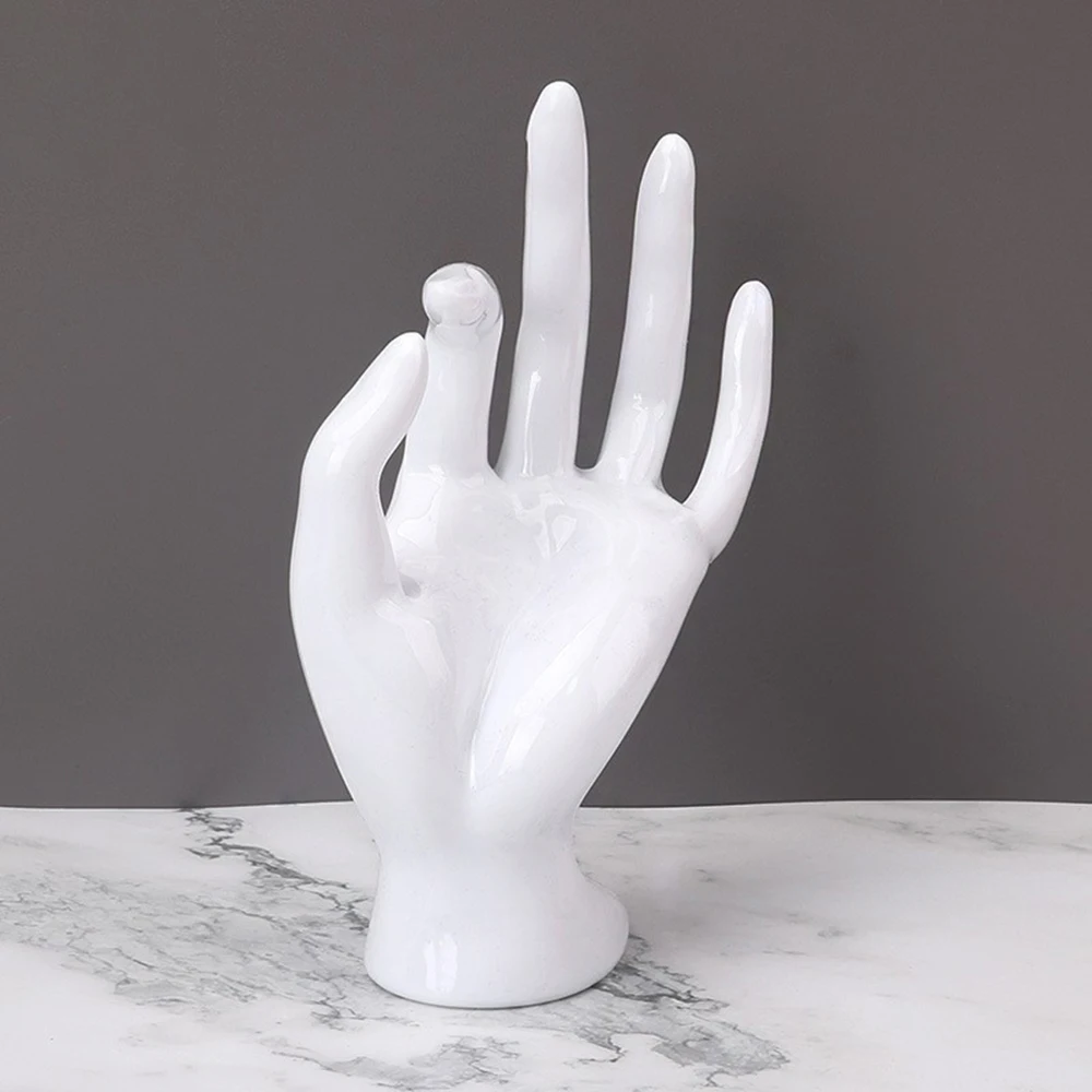 Bangle Watch Jewelry Display Stand Organizer Ok Hand Model Shelf Bangle Ring Storage Holder Decoration Jewelry Packaging