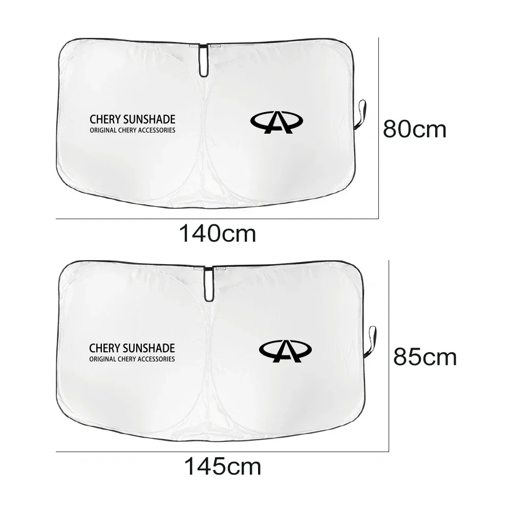 Flodable Car Windshield Sunshade Auto Accessories For Chery Tiggo 2 3 7 4 5x Kimo Qq6 s21 Qq3 Brakes s11 A3 A5 Indis Jaggi
