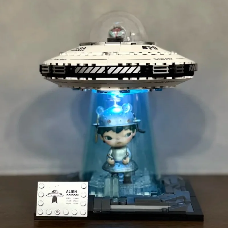 

Toptoy Universe Ufo Ufo Trend Play Assembly Model Desktop Ornament Male Birth Gift Spaceship