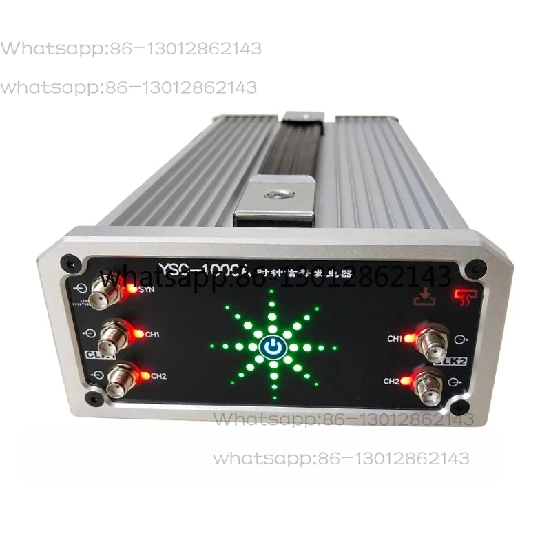 YSC-1000A 2MHz to 3GHz Clock Generator Signal Generator Frequency Generator with four-Channel Low Noise