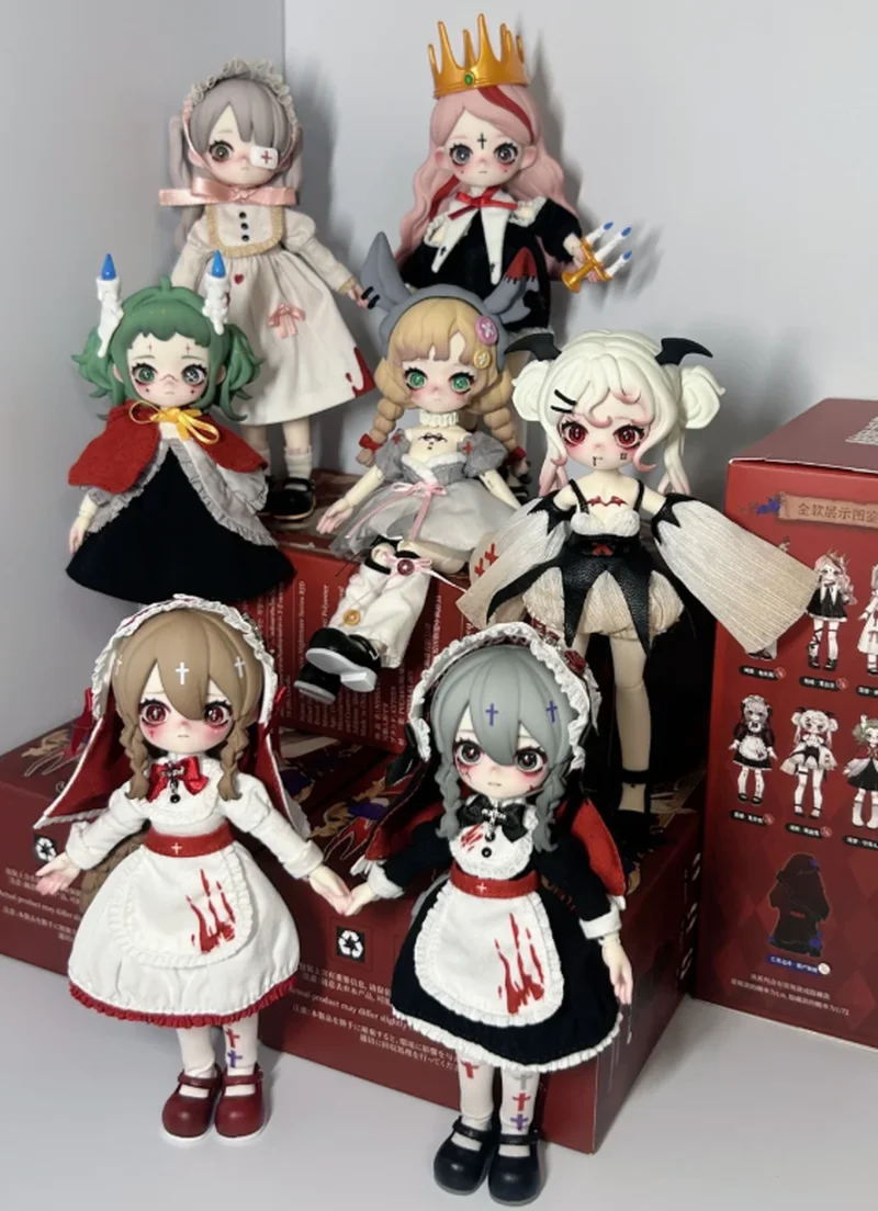 

Коллекционная кукла Nyssa Strange Nightmare BJD12, экшн-фигурка, модная игрушка в глухой коробке, движущиеся детали, игрушка для детей и коллекционеров