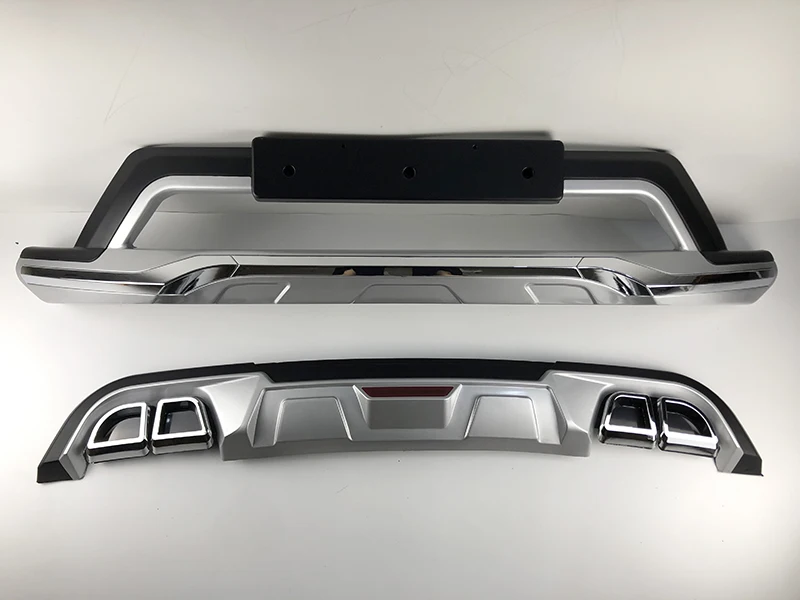 Front And Rear Bumper body kit For KIA Sportage 2Pcs/Set Car Protector Protection Cover Guard ABS 2019 2020