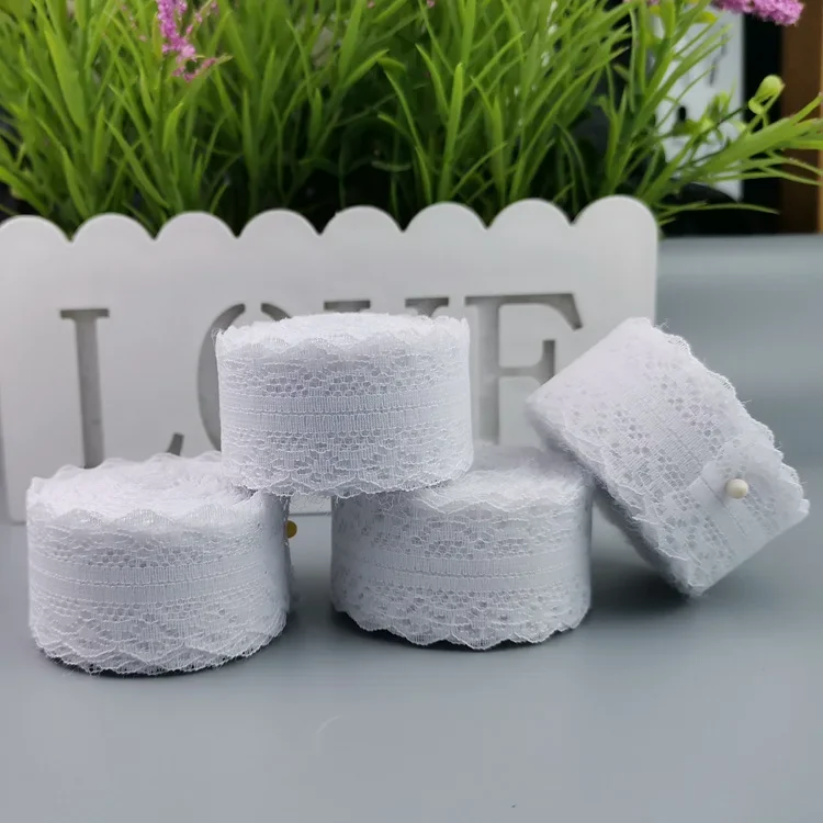 شريط دانتيل من القماش ، شريط دانتيل للخياطة ، عرض 3 ، أبيض ، عيد الميلاد ، تصنعه بنفسك ، ملابس ، 10 أمتار لكل لفة