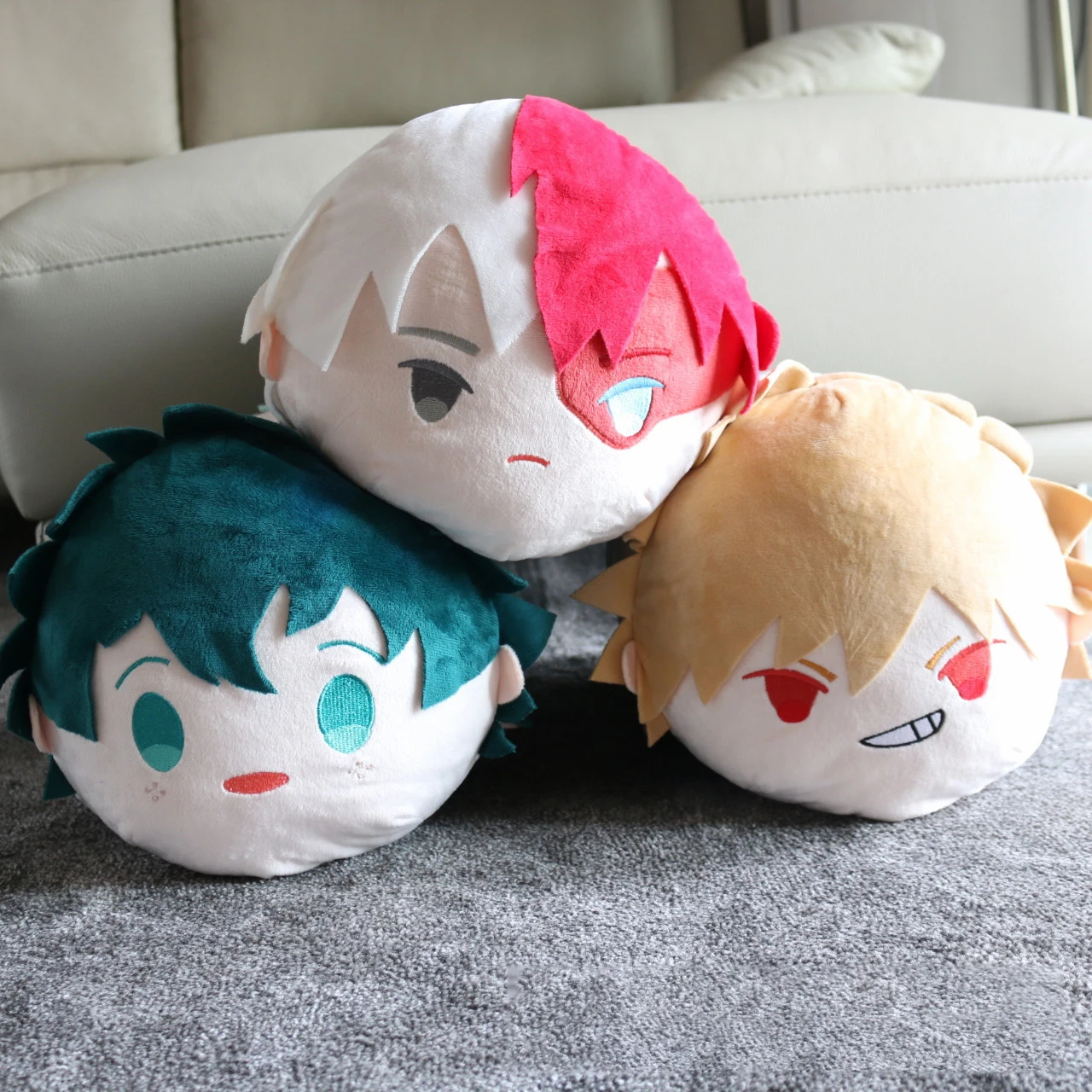 

40cm Hot Anime My Hero Academia Todoroki Shoto Plush Dolls Throw Pillow Stuffed Student Cartoon Cushion Bag Toys Birthday Gifts