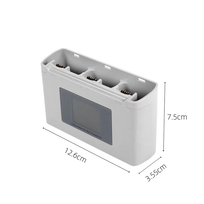 Sqpp-para mini 2 bateria hub de carregamento em dois sentidos mordomo de 3 vias para mini 4k/mini 2 se série drone carregador com display colorido