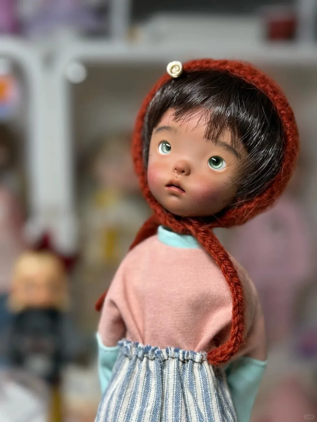 

Новая кукла BJD 1/6, большая голова, милая девушка, qianqian yuanbao, высококачественная игрушка из смолы, подарок на день рождения, детские куклы в предложениях, шарнирные