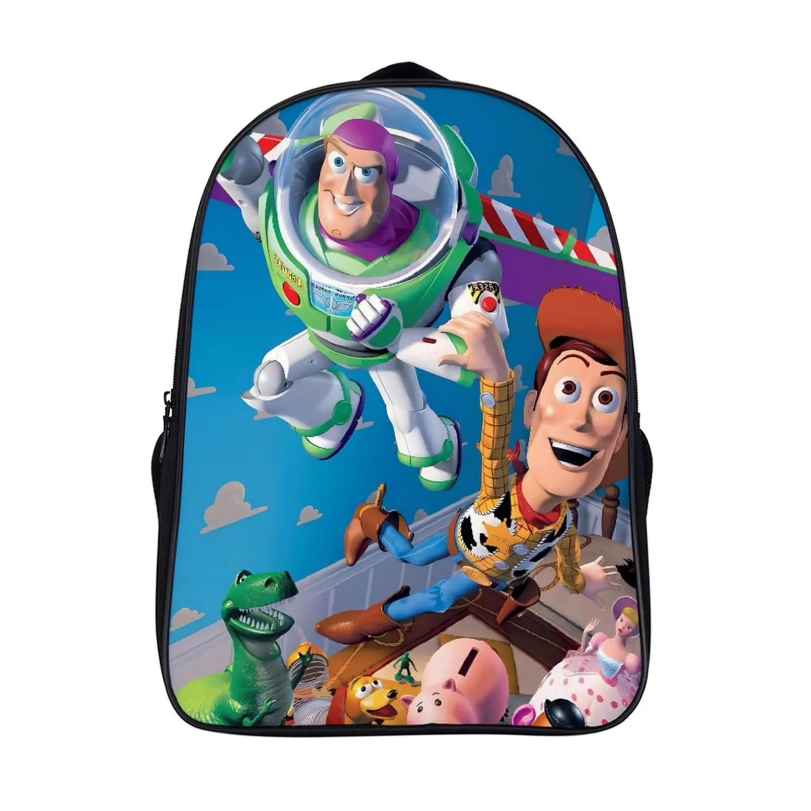 

Fashion Student's Backpack Cartoon Toy Story School Bag 16 Inch 2 Compartment Backpack Student Schoolbag