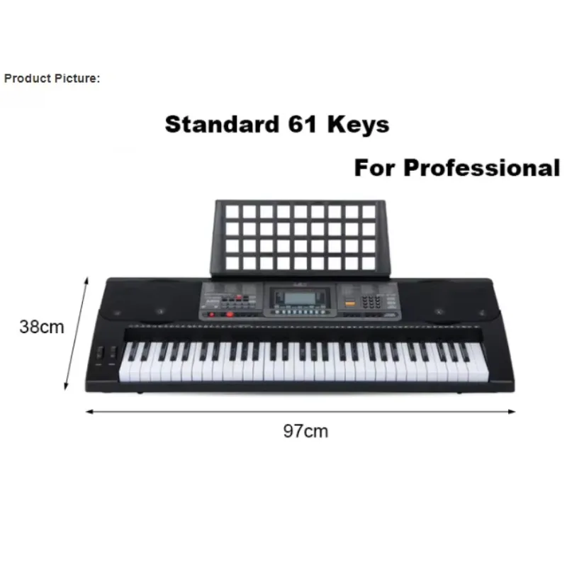 

Hooqu Deeply Musical Instrument Digital Keyboard Piano Electronic Organ