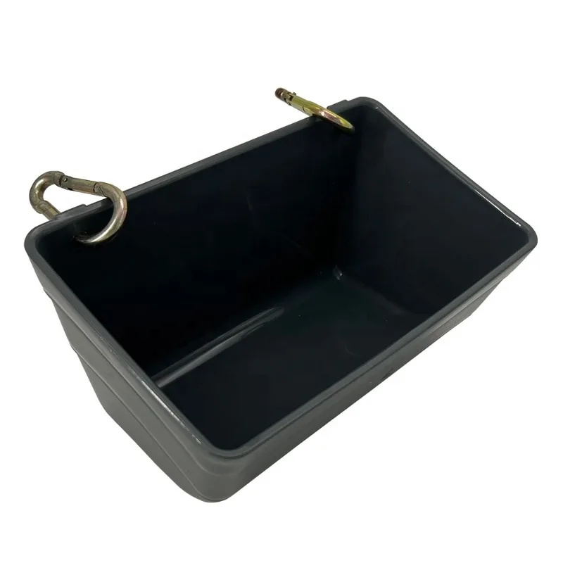 

Hanging Fence Feeding Dispenser Chicken Plastic Feeder Feed Trough Feeders for Goat Duck Sheep Horse Goose Poultry