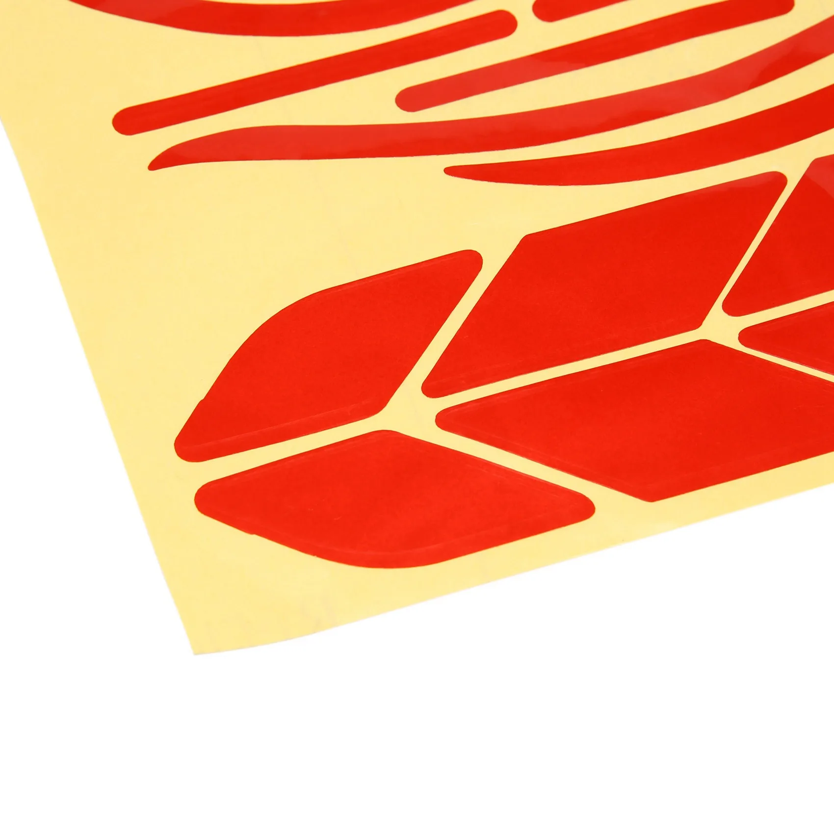 

2 комплекта светоотражающих наклеек, полный набор наклеек для скутера серии Xiaomi, складные наклейки для самоката (красные)-B60B