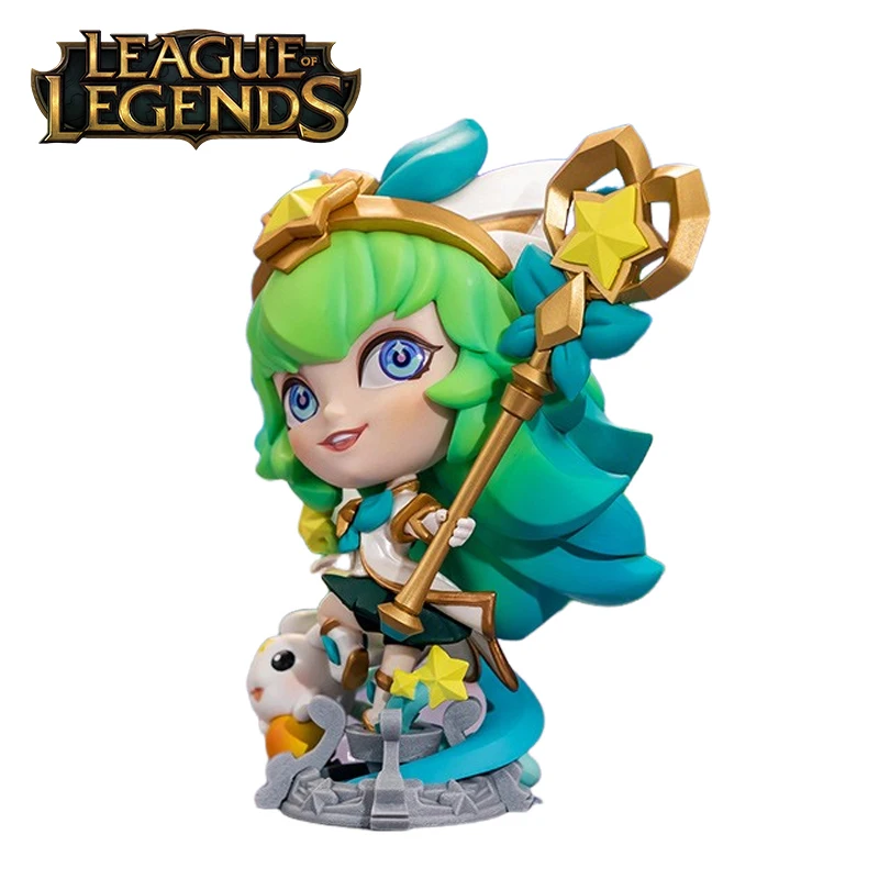 

Genuine Original League of Legends Star Guardian Lulu Anime Action Figure 11CM Collectible Model Dolls Statuette Ornament Gift